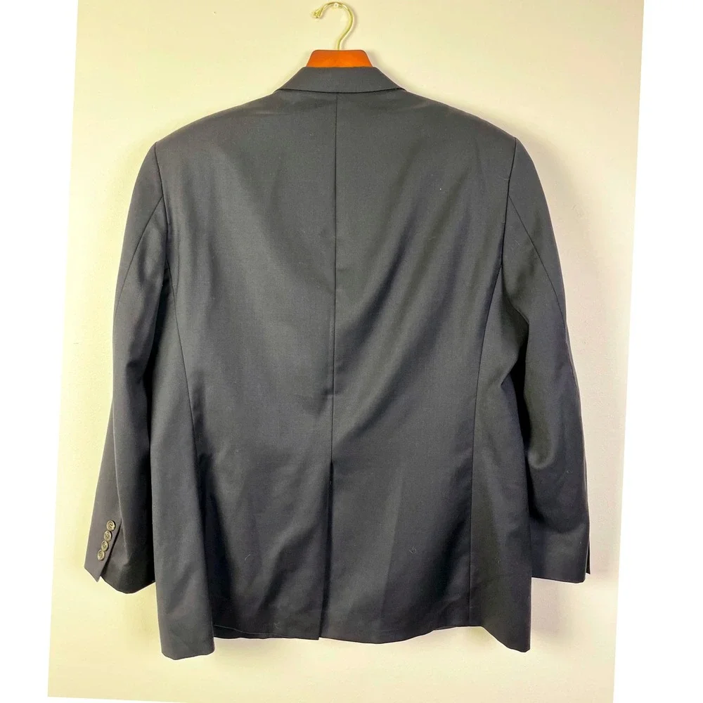 Lauren Ralph Lauren‎ Classic Wool Blazer Two Button Business Career Jacket 44R
